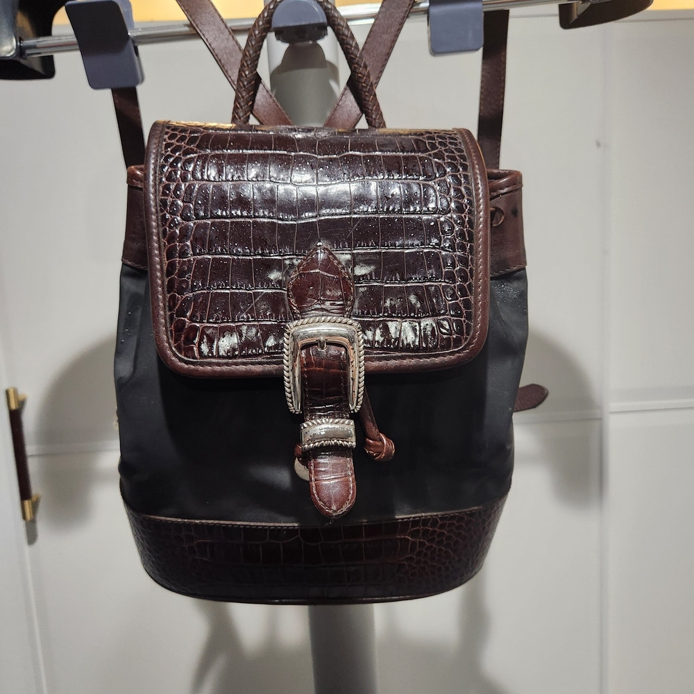 Brighton New York Black Fabric Bag